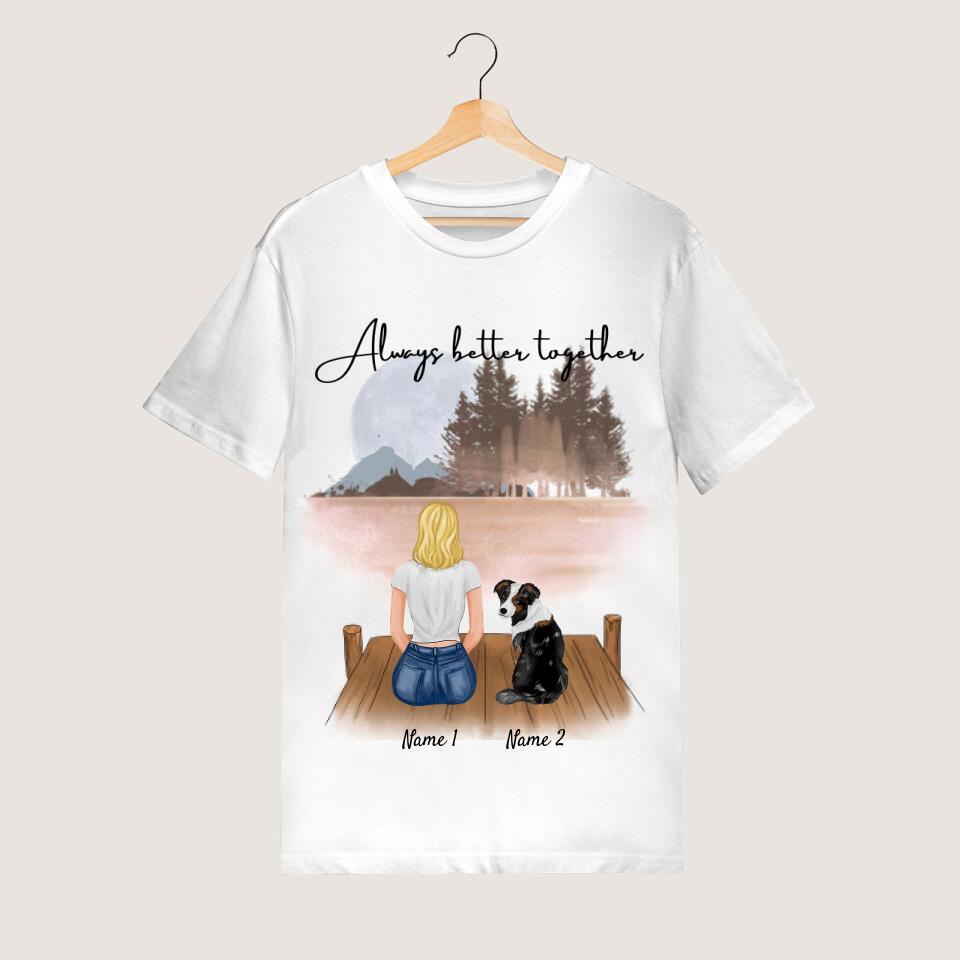 Mistress med husdjur - Personaliserad T-Shirt (100 % Bomull, Unisex)