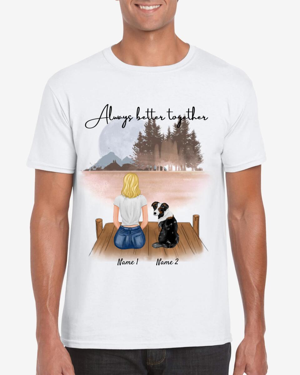 Mistress med husdjur - Personaliserad T-Shirt (100 % Bomull, Unisex)