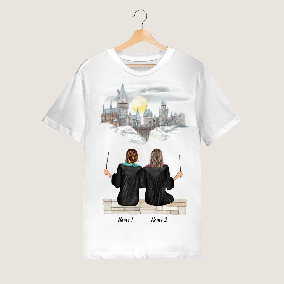 Bästa trollkarlarna - Personlig T-shirt (2-4 vänner)