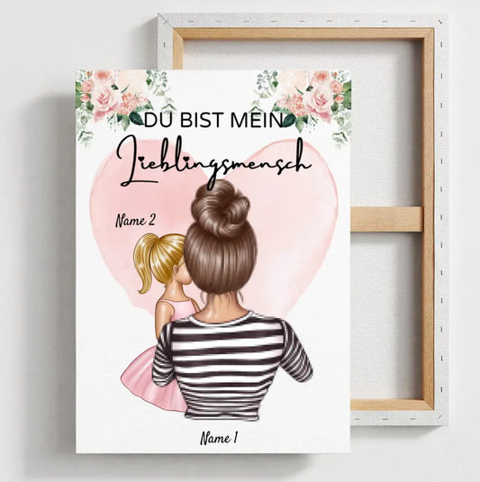 Mamma, min favoritperson - Personlig duk (mamma med 1-4 barn)