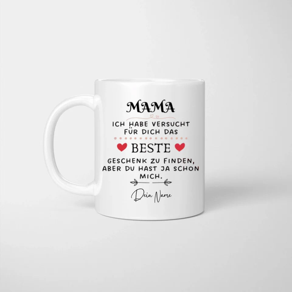 Bästa presenten till mamma - Personlig mugg (mamma, pappa, mormor, morfar)