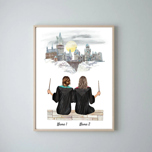 Bästa trollkvinnor - Personaliserad Poster Flickvänner (2-3 kvinnor)