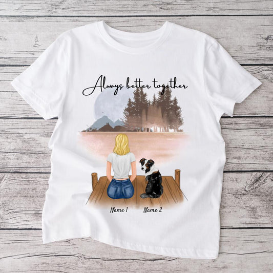 Mistress med husdjur - Personaliserad T-Shirt (100 % Bomull, Unisex)