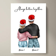 Ladda upp bild till gallerivisning, Bästa paret Julutgåva - Personaliserad Poster
