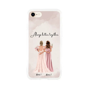 Bride with Maid of Honor/Bridesmaid - Personligt telefoncover