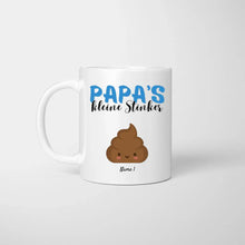 Ladda upp bild till gallerivisning, Papa&#39;s kleine Stinker - Personalisierte Tasse für Papa/Vater mit Kinder
