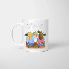 Ladda upp bild till gallerivisning, Zu früh für Wein - Personalisierte Kolleginnen/ Freundinnen Tasse (2-4 Personen)
