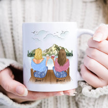 Indlæs billede til gallerivisning Zu früh für Wein - Personalisierte Kolleginnen/ Freundinnen Tasse (2-4 Personen)
