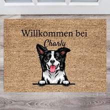 Ladda upp bild till gallerivisning, Personalisierte Haustier-Fußmatte Hund &amp; Katze (1-4 Haustiere)
