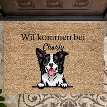Indlæs billede til gallerivisning Personalisierte Haustier-Fußmatte Hund &amp; Katze (1-4 Haustiere)
