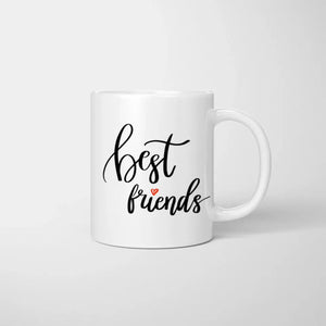 Best Friends Cheers - personligt krus (til venner og søstre) 