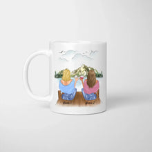 Ladda upp bild till gallerivisning, Un binome, Meilleures collègues avec boisson - Mug personnalisé (2-4 personnes)
