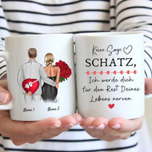 Ladda upp bild till gallerivisning, Keine Sorge Schatz - Personalisierte Tasse zum Valentinstag
