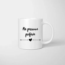 Ladda upp bild till gallerivisning, Ma personne préférée -  Mug personnalisé pour couple (homme &amp; femme)
