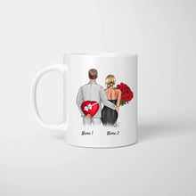 Indlæs billede til gallerivisning Jeden Tag Valentinstag - Personalisierte Tasse für Paare
