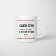 Indlæs billede til gallerivisning Vielleicht einen Kollegen - Personalisierte Tasse Kolleginnen, Abschied, Jobwechsel, Geburtstag Büro (2-4 Personen)
