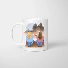 Ladda upp bild till gallerivisning, Beste Freunde Geschichten - Personalisierte Tasse Freundinnen &amp; Kolleginnen (2-4 Personen)
