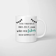 Ladda upp bild till gallerivisning, Fehlt nur noch das Zelt, dann wäre der Zirkus komplett - Personalisierte Tasse Kolleginnen, Geburtstag, Abschied, Jobwechsel, Büro (2-4 Personen)
