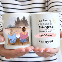 Ladda upp bild till gallerivisning, Bonne chance pour trouver de meilleures collègues que nous - Mug personnalisé (2-4 personnes)
