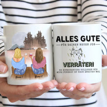 Ladda upp bild till gallerivisning, Kolleginnen - Alles Gute Verräter, Personalisierte Tasse (2-4 Freundinnen)
