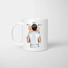 Ladda upp bild till gallerivisning, So sieht der beste Papa der Welt aus, wenn er Kaffee trinkt! - Personalisierte Tasse für Väter (mit 1-4 Kinder)
