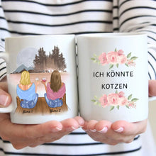 Ladda upp bild till gallerivisning, Witzige Kolleginnen Tasse: Ich könnte Kotzen - Personalisierte Tasse Kollegin, Abschied, Motivation, Jobwechsel, Geburtstag Büro (2-4 Personen)
