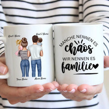 Ladda upp bild till gallerivisning, Beste Familientasse - Personalisierte Familien Tasse (1-4 Kinder/ Teenager)
