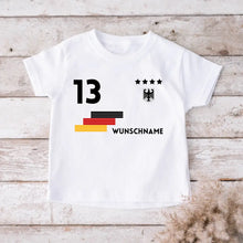 Ladda upp bild till gallerivisning, Fußball EM 2024 Trikot Kinder individuell - Personalisiertes T-Shirt für Kinder (100% Baumwolle)
