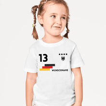 Ladda upp bild till gallerivisning, Fußball EM 2024 Trikot Kinder individuell - Personalisiertes T-Shirt für Kinder (100% Baumwolle)
