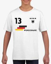 Ladda upp bild till gallerivisning, Fußball EM 2024 Trikot Kinder individuell - Personalisiertes T-Shirt für Kinder (100% Baumwolle)
