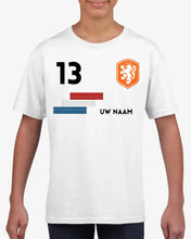 Ladda upp bild till gallerivisning, Voetbal EM 2024 Nederland Shirt Kinderen individueel - Gepersonaliseerd T-Shirt voor Kinderen (100% Katoen)
