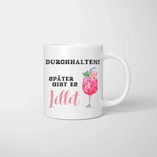 Ladda upp bild till gallerivisning, Durchhalten, später gibts Lillet - Personalisierte Tasse Freundinnen/ Kolleginnen (Aperol Spritz, Lillet Wildberry, bis zu 4 Personen)
