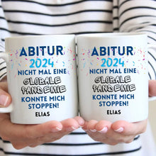 Ladda upp bild till gallerivisning, Abschluss 2024 - Personalisierte Tasse zum Abschluss, Abitur, Studium, Bachelor, Master, Ausbildung, Realschule
