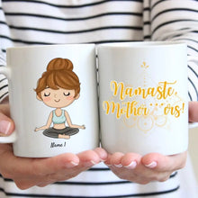 Ladda upp bild till gallerivisning, Namaste Yoga Freundinnen - Personalisierte Tasse Freundinnen/ Kolleginnen (1-3 Frauen)
