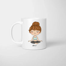 Ladda upp bild till gallerivisning, Namaste Yoga Freundinnen - Personalisierte Tasse Freundinnen/ Kolleginnen (1-3 Frauen)
