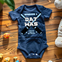 Ladda upp bild till gallerivisning, Dat Was - Gepersonaliseerde baby onesie, baby body 100% biologisch katoen
