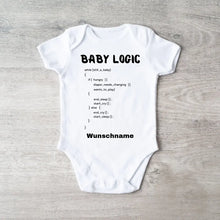 Ladda upp bild till gallerivisning, Baby Logic, IT Anleitung - Personalisierter Baby-Onesie/ Strampler, 100% Bio-Baumwolle
