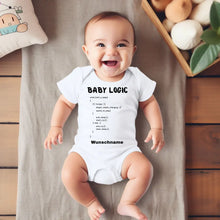 Ladda upp bild till gallerivisning, Baby Logic, IT Anleitung - Personalisierter Baby-Onesie/ Strampler, 100% Bio-Baumwolle
