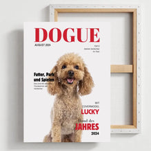 Ladda upp bild till gallerivisning, Personalisiertes Haustier Poster - Hundemagazin mit Foto deines Haustiers
