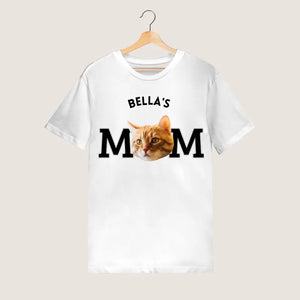 Haustier Mama - Personalisiertes T-Shirt mit Foto von deinem Fellfreund (Eigenes Bild hochladen)