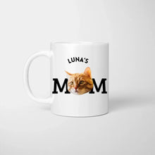 Ladda upp bild till gallerivisning, Personalisierte Haustiermama Foto Tasse (Gesicht auf Tasse)
