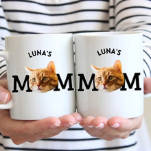 Ladda upp bild till gallerivisning, Personalisierte Haustiermama Foto Tasse (Gesicht auf Tasse)
