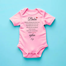 Ladda upp bild till gallerivisning, Sevgili baba - Personalisierter Baby-Onesie/ Strampler türkisch, 100% Bio-Baumwolle Baby Body
