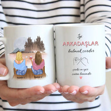 Ladda upp bild till gallerivisning, İyi ARKADAŞLAR bulmak zordur çünkü en iyisi zaten benimdir - Freundinnen Tasse personalisiert
