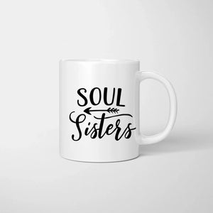 Definition Beste Freundinnen - Personalisierte Tasse mit Spruch (2-4 Personen), Geschenkidee Freundin