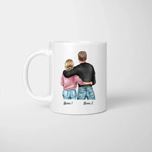 Ladda upp bild till gallerivisning, Getroffen, gemocht, verliebt - Dich behalte ich! - Personalisierte Tasse für Paare
