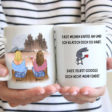 Ladda upp bild till gallerivisning, Fass meinen Kaffee nicht an! - Personalisierte Tasse Freundinnen &amp; Kolleginnen (2-4 Personen)
