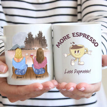 Ladda upp bild till gallerivisning, More espresso, less depresso - Gepersonaliseerde collega mok (2-4 personen)
