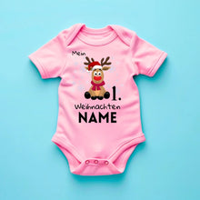 Ladda upp bild till gallerivisning, Mein 1. Weihnachten - Personalisierter Baby-Onesie/ Strampler Weihnachtsgeschenk, 100% Bio-Baumwolle
