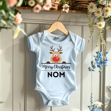 Ladda upp bild till gallerivisning, Merry Christmas Baby - Onesie/dorsal bébé personnalisé pour Noël, 100% coton bio
